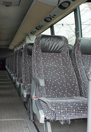 Charter Buses with ample storage space